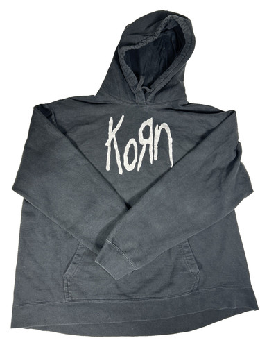 Korn hoodie black - korn,