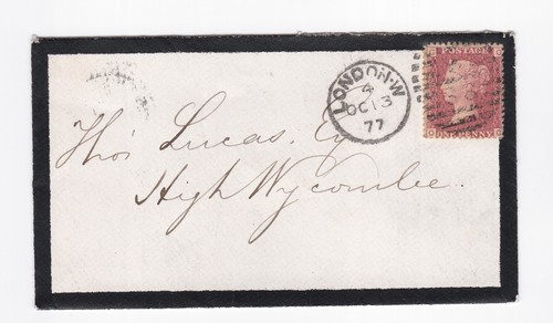 1877 fine penny - fine, red