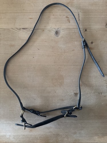 Black full drop noseband - drop,