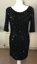 Red Herring Black Sequin Dress