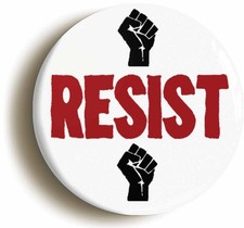 RESIST BADGE BUTTON PIN (Size