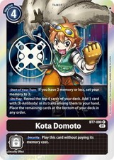 BT7-090 Kota Domoto Rare Mint Digimon Card