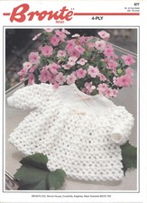 Knitting pattern for baby/reborn angel top/dress in 4 ply