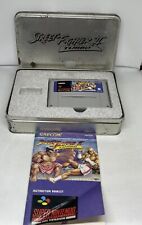 Street Fighter II Turbo - Collectors Tin - Super Nintendo SNES - PAL