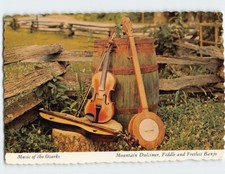 Postcard mountain dulcimer - postcard,