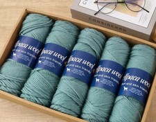 ​🦙 Luxurious 95% Alpaca Wool Yarn - Pack of 5 Units - Soft, Natural NEW