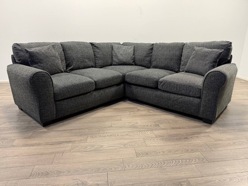 Lisbon charcoal fabric dual - fabric,