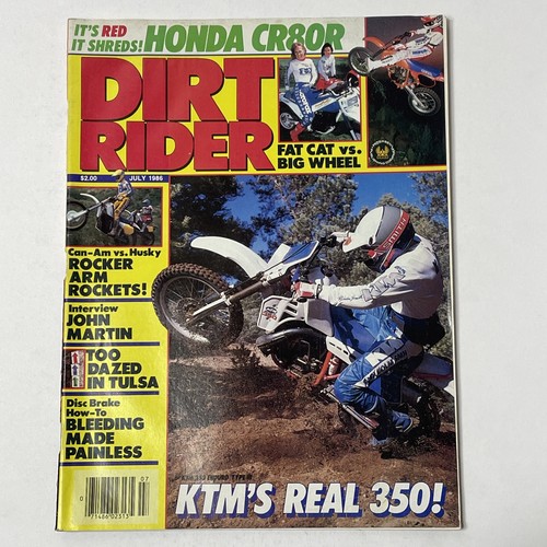 Dirt rider magazine moto 1986 - rider,