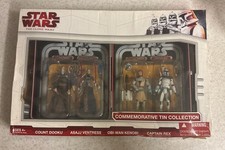 STAR WARS - The Clone Wars - Commemorative Tin Collection - 4x Action Figures