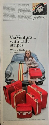 1967 red ventura luggage with - 1967,