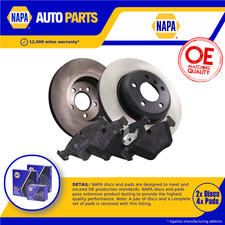 2x Solid Brake Discs and Pads