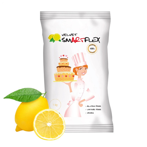 White velvet lemon flavoured - white,