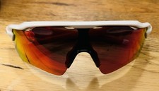 Oakley Radar EV Path White Frame, Prizm Road Lens, Cycling Sunglasses