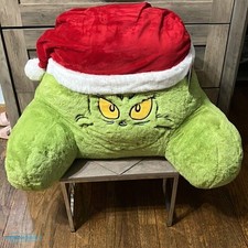 The Grinch Pillow with Santa
