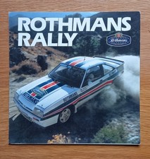 OPEL ROTHMANS RALLY TEAM