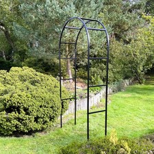 Metal Garden Arch Plant Climbing Support Frame Rose Archway Arbour