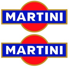 Martini racing stickers - racing, x2