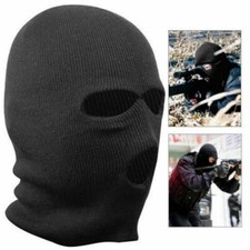 BLACK BALACLAVA MASK 3 HOLES