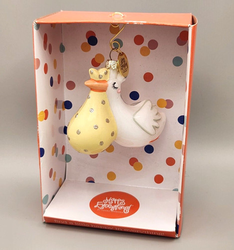 Happy everything flying stork - flying,
