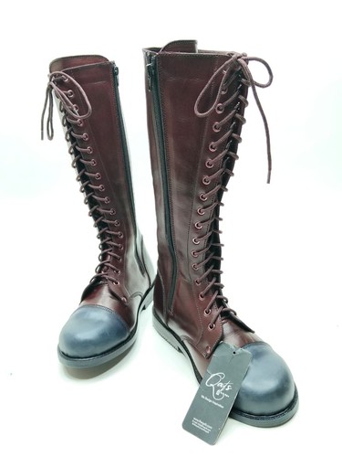 Ww2 german boots burgundy - sa,