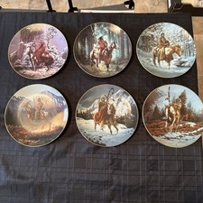 Hamilton Collection “Mystic Warriors” Collection 6x Collectable Plates Bundle