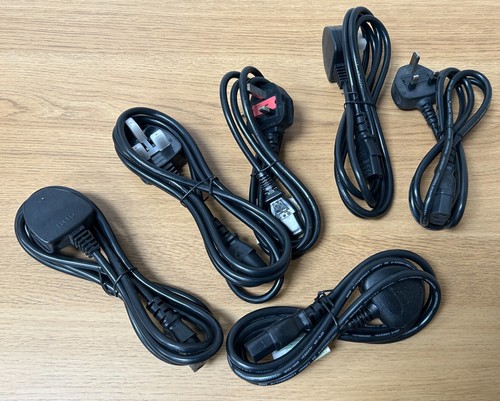 Power cords 3 pin - power, uk