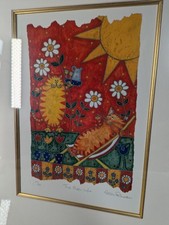 Helen Rhodes Cat Print 'The