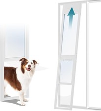Dog Door for Sliding Glass Door with Lock, Large Dog Doors 45 x 32cm L-Tall