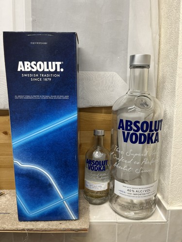 Absolut vodka empty display - absolut,
