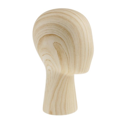 Wooden mannequin doll head - wooden,