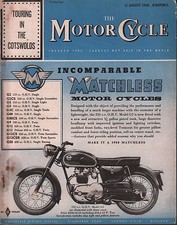 The Motor Cycle August 1960