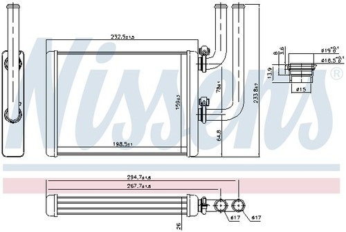 Heat exchanger interior - exchanger,,