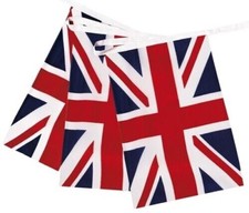 Remembrance Day 2025 🇬🇧 10 Metre 20 XL Flags Union Jack Fabric Bunting