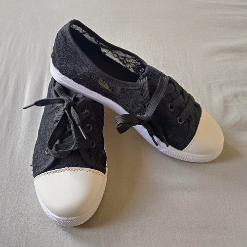 Retro style black - black, lace