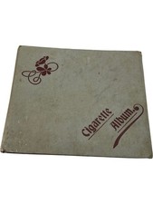 Vintage Cigarette Card Album with Mixed Collection of Cards