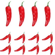 40 Pcs Artificial Mini Chili Peppers Foam Simulation Fake Pepper Photo Props