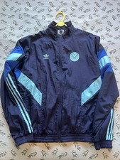 Leeds Utd Adidas originals smiley badge Jacket Small