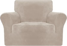 MAXIJIN Thick Velvet Chair Covers for Armchairs Super Stretch Non Slip Sofa Cove