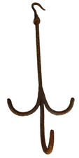 Equestrian Hanging Tack Rack wrought iron 67 cms long  vintage horse equipment