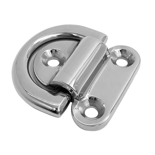 Folding pad eye deck lashing - pad,