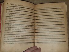 1920 LE REPERTOIRE DE LA CUISINE BY SAULNIER COOKERY CHEF RECIPES L'ESCOFFIER *