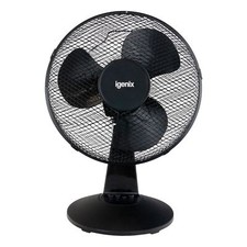 Desk Fan, 35 W, 12 Inch