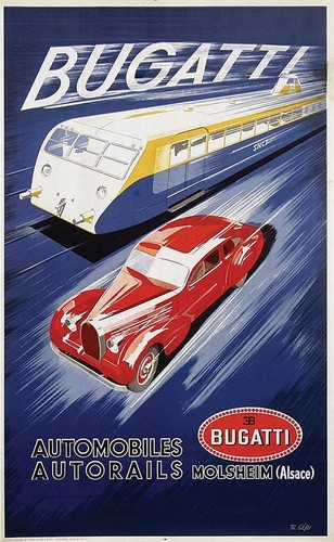 1937 bugatti auto rails - bugatti,