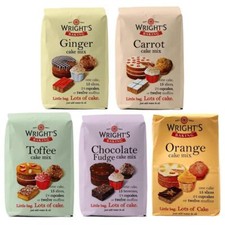 Wright's Baking Cake Mix 500g - 5 Types Available - Choose Your Favorite