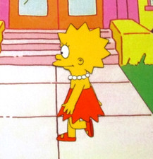 1990's SIMPSONS LISA FOX