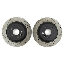 RD3069 REAR DRILLED GROOVED 302MM BRAKE DISCS FOR FORD FOCUS MK2 ST RS 05-12