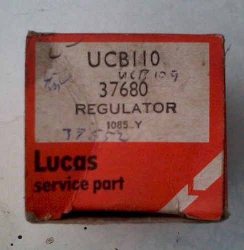 Lucas car regulator - , ucb110