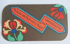 Vintage Grossmith Perfume Trade Card 1920s Art Deco Scent Wild Honeysuckle  20s