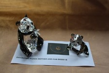 SWAROVSKI CRYSTAL SCS 2008 ANNUAL EDITION Pandas items 900918 & 905543