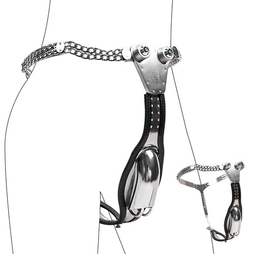Stainless steeel chastity - stainless,